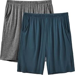 Men’s Pajama Shorts Comfortable Lounge Sleep Shorts with Pockets-picture-29