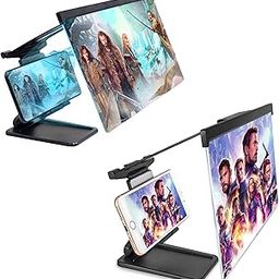 Drumstone (𝗕𝘂𝘆 𝟭 𝗚𝗲𝘁 𝟭) 12-Inch 3D Screen Magnifier with Adjustable Stand for Eye Comfort, HD Fresnel Lens, Foldable Design, Universal Compatibility – Perfect for Movies & Videos-18