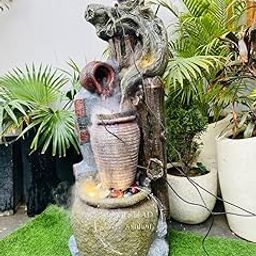 Homestead DECORE Solution Big Size Water Fountain 4 FEET for Home, Office, Living Room, Bedroom, Garden Decor| Unique Water Fountain for Office Decor and Garden Decor-image-104