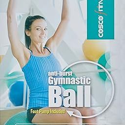 Cosco Anti Burst Gym Ball with Foot Pump-image-38