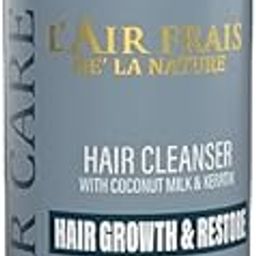 L'AIR FRAIS HAIR GROWTH & RESTORE | Hair Cleanser | Coconut Milk & Keratin | Strength to Hair & Helps to Reduces Hair Loss | Balancing Moisture | Paraben Free | Sulphate Free | Suitable for All Hair Types.-image-72