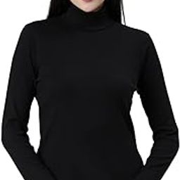 Solid Full Sleeves Highneck Winter Sweater for Womens/Casual Pullover/Womens Turtle Neck/Highneck T-Shirt-image-70