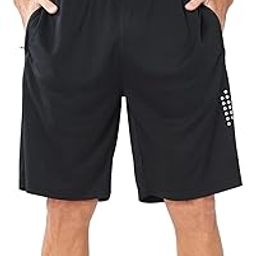 Men’s Athletic Active Wear Shorts | Workout or Gym | Lightweight Quick Dry Polyester Lycra Shorts-image-3