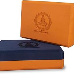 Vedam Yoga Block | Yoga Brick (Set of 2, Extra Large Size), High Density Premium EVA Foam Material, Odour Resistant, Soft Surface for balance, support & performance-picture-6
