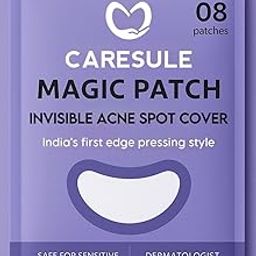 CARESULE Hydrocolloid Face Patch for Acne Large Pimple Patches Moon Shape Hydrocolloid Transparent Acne Patch-8