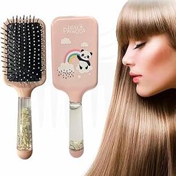 Combelle Kids Paddle Hair Brush, Detangling Comb with Glitter Handle & Cartoon Print, Pain-Free for Wet & Dry Hair, For Girls & Boys, Curly, Thick, Wavy Hair – 24.5 cm-image-71