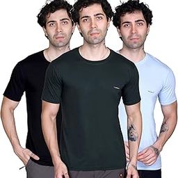 DZANT 24/7 T-Shirt for Man Combo Pack of 3 | Round Neck | Half Sleeve | Cotton | Regular Fit | T Shirt for Men-image-26