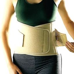SELVA Beige - Postpartum, Abdominal & Maternity Belt, Pregnancy Belt for Women - Belly & Tummy Slim, Back Pain Relief for Men & Women Size-Universal-image-56