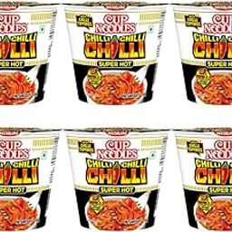 Nissin Cup Noodles Mini Chilli Chilli Chilli 45 gm (Pack of 6)-image-19