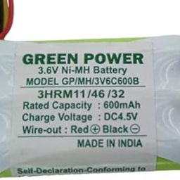 3.6 Volt 600 mAH 3 Cell AAA Cordless Phone Replacement Rechargeable Batteries Comptabile for Panasonic Sony Other Brand (3.6 Volt-600 mAH GP)-10