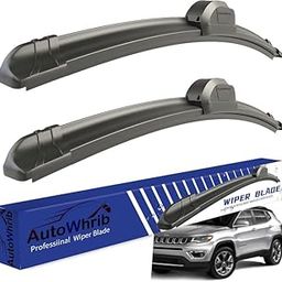 AutoWhrib (𝐄𝐱𝐥𝐮𝐬𝐢𝐯𝐞 𝟏 Month 𝐰𝐚𝐫𝐫𝐚𝐧𝐭𝐲) Windshield Car Wiper Blades Compatibility With Jeep Compass (Model : 2015-Till Date) - Set of 2Pc (D-24,P-18)-14