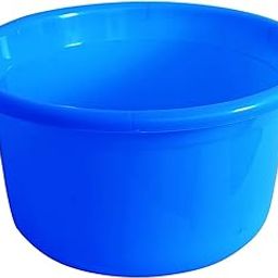 Kuber Industries Plastic Unbreakable Multipurpose Bath Tub 40 Ltr (Blue) -Ctltc10952-26