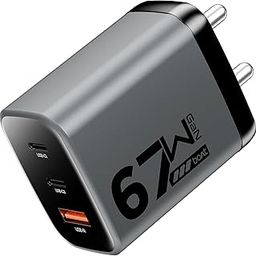 boAt 67W GaN Charger, Ultra-Fast Triple Port Charging with Auto-Detect, GaN Chip Tech, Compact & Lightweight, Heat & Corrosion Resistant, Smart IC Protection (Ash Grey)-image-54