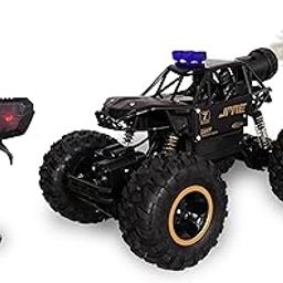TEC TAVAKKAL 1:16 Scale Remote Control Metal Racing Car with Fog and Light, Rock Crawler 4 Wheel Drive Metal Alloy Body Remote Control Rock Climber High Speed Monster Car Multi Color-image-73