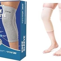 STERGIC IRIS Knee Support Cap Brace/Sleeves For Knee Support & Pain Relief for Sports, Compression Support, with Non Slip Design and Breathable Material.-19