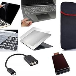 Anjo 15.6 Inch 7 in 1 Combo Laptop Screen Protector, Key-Guard, Body Lamination, Sleeve & OTG Micro-Type C To A (Transparent).-38