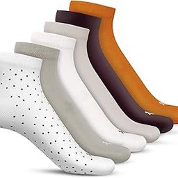 Bamboo Ankle Socks for Men & Women Super Soft, Breathable, Office, Running, Anti-Odor & Seamless – Pack of 6-image-82