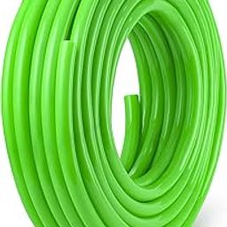 Garbnoire 30 Meter 0.75 Inch PVC Perot Green Water Pipe| Lightweight, Durable & Flexible| Accessories with Hose Connector & Clamps| Watering Garden, Cleaning, Outdoor-Indoor Use (30 Meter, 98.42 FT)-image-42