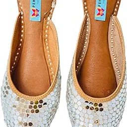 Diva Mirror Jutti Punjabi Half Jutti Jutti Bridal-image-59