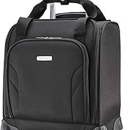 Underseat Carry-On Spinner With USB Port, Jet Black, One Size-image-99