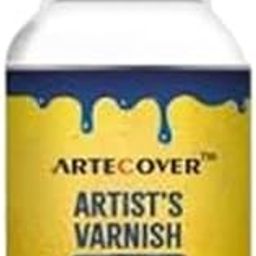 Artecover Artist's Acrylic Varnish for Canvas Oil Painting Multi Surface Not Toxic Eco Friendly Universal 200 Gm Gloss Varnish for Artwork Craft DIY Projects (Pack of 1, 200Ml)-1