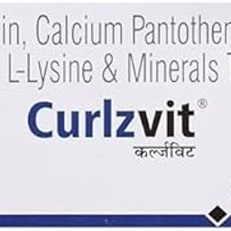 Curlzvit Biotin, Calcium, P-lysine & Minerals Tablets, (Pack of 1)-image-52