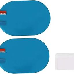 PROODOS Rain Guard Waterproof Oval Anti Fog Rain Proof Film PET Material Accessories Right Car Mirror for All Vehicles - Set of 2-image-83