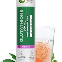 Pure Nutrition L-Glutathione 600mg 15 Effervescent Tablets for Men & Women | With Vitamin C & Saffron | Anti-Aging Antioxidants for Glowing & Clear Skin | Supports Skin Brightening, Detox & Immunity | Orange Flavour-image-18