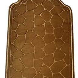 MYADDICTION Islamic Muslim Prayer Rug Flannel Carpet Soft 25.5x45inch for Kids Men Women Style M-image-54