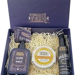 NARH Luxury Grooming Gift Set for Men | LAGHU Set of 3 – Face Wash, Shower Gel & Hair Wax | Premium Skincare & Styling Kit | Daily Essentials for Men | Ideal Gift for Husband, Brother, Friend-image-58