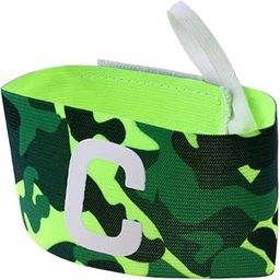 Football Soccer Sports Arm Adjustable Bands Captain Armband #3 Green-image-82