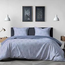 Mush 100% Bamboo King Size Bed Sheet 108x108 inches | 300TC Printed Bedsheet for Double Bed | Ultra Soft, Natural Breathable & Cooling Double Bed Luxury Sheets (Misty Blue)-image-52