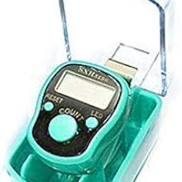 SADVIDHYA 1 Pc Digital 5 Digit Counting Machine Puja Mantra Tasbeeh Tally Finger Counter (Small)-87