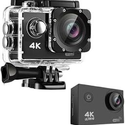 VYNEX Sports Action Camera | Waterproof Camera with Wide-Angle Lens | HD Recording with Mount for Travel and Adventure (4K Camera)-image-77