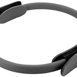 Swagger Pilates Ring for Yoga,Home Gym Exercise & Fitness Equipment for Stretching,Inner Thigh Exercise Equipment,Lightweight & Dual Foam Padded Handles,ThighToner,Fitness Ring for Women & Men (BLACK)-image-58