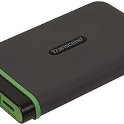 Transcend Storejet 2Tb Portable Hard Disk Drive with Password Protection, Compatible with Windows and Mac, External HDD-Military Green (Ts2Tsj25M3G), Usb3.0-30