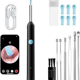 Ear Wax Cleaner With Camera | Ear Cleaner wax Removal Kit with 1080P HD Camera WIFI Connection LED Light, Endoscope with Extra Cleanning Tool, Otoscope with Light for iOS & Android Adults Gift-image-9