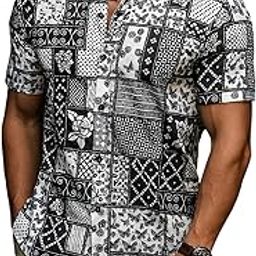 Men's Regular Fit Half Sleeve Casual Printed Shirt-image-57