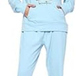 Winter Round Neck Pull On Full Sleeves Track Suit Set For Women | Sky-image-20