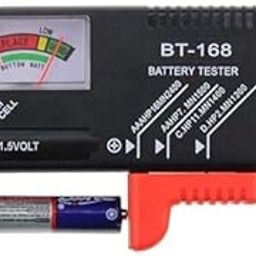 Battery Tester Universal Battery Power Checker Battery Measuring Instrument for AA AAA C D 9V 1.5V Button Cell Batteries, Requires No Battery for Operation.-22