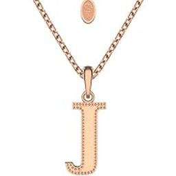 estele Rose Gold Plated Vibrant Charm Alphabet Initials Pendant-picture-49