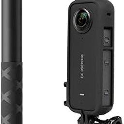 ADOFYS Invisible Monopod Stick+Housing Case Combo Set for Insta360 ONE X3 Action Camera Accessories-10