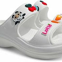 Double Strap Clog Sandals for Women | Cushioned Footwear | Lightweight | Waterproof Sandals-picture-46