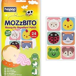 Hopop Mosquito Repellent Patches | MoZzbito 100% Natural Baby Mosquito Patches | Upto 12 Hour Protection Mosquito Sticker | Suitable for Kids & Adults | Deet Free | Pack of 24 | Sheep-image-15