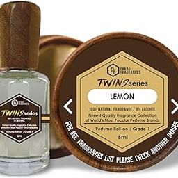 Parag Fragrances Lemon Attar Perfume Roll-On Twins Series 6Ml / Luxury Gift Pack For Men & Women / 100% Alcohol Free And Long Lasting Attar Perfume Gift Pack/Grade-1 & Pure-picture-50