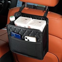 TeTupGa Car Seat Back Hanging Bag Car Document Holder Multi-Pocket Bottle Bag Storage Box Organizer Travel Tidy Pouch Pocket Kids-image-88