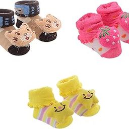 3d face unisex soft newborn anti skid ANTI SLIP booties socks (0-6 months)-picture-54