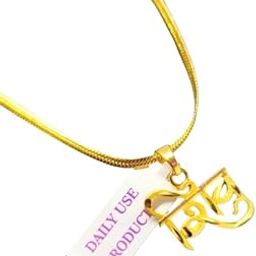 Small Shiv Religious Gold Plated Pendant With Chain Man For Women Gold-plated Crystal Alloy Pendant-image-20