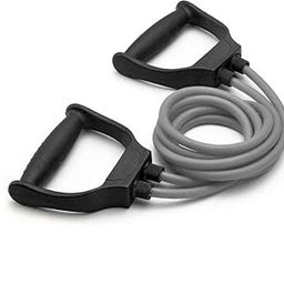 Double Toning Tube | Resistance LEATHER DREAMS Exercise Band with Comfortable Handles - Ideal for Physical Therapy, Strength Training, Muscle Toning-image-66