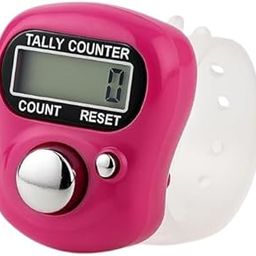 RUEX Mini Finger Tally Counter Ring, Hand Held Counting for Mantra Jap, Cricket Score, Inventory, Crowd, Repetitive Counting, Meditation, Stitching, Rounds, Events (Multicolor) (1)-23